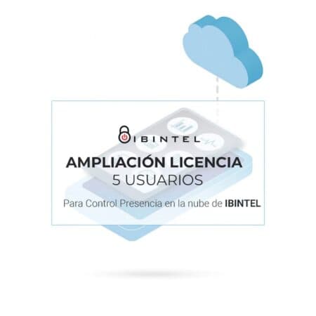 5 Licencias Anuales IBINTEL TimeControl Para El Registro De Jornada Laboral Digital 2025