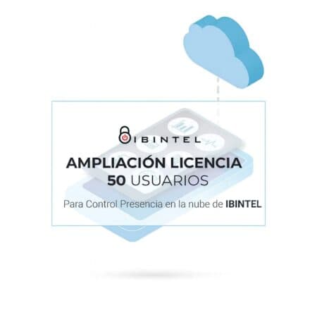 50 Licencias Anuales IBINTEL TimeControl Para El Registro De Jornada Laboral Digital 2025