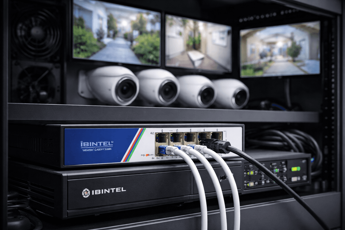 Switch 4 Puertos Gigabit PoE Ibintel