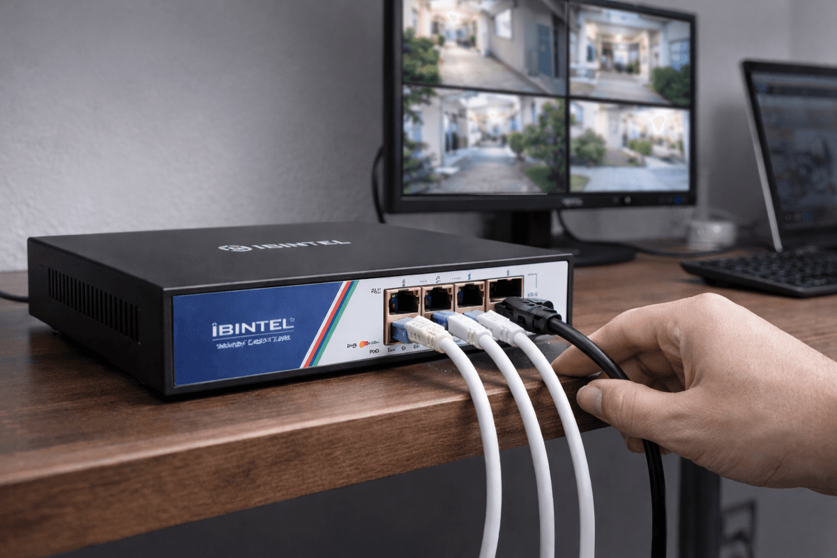 Switch 8 Puertos Gigabit PoE Ibintel