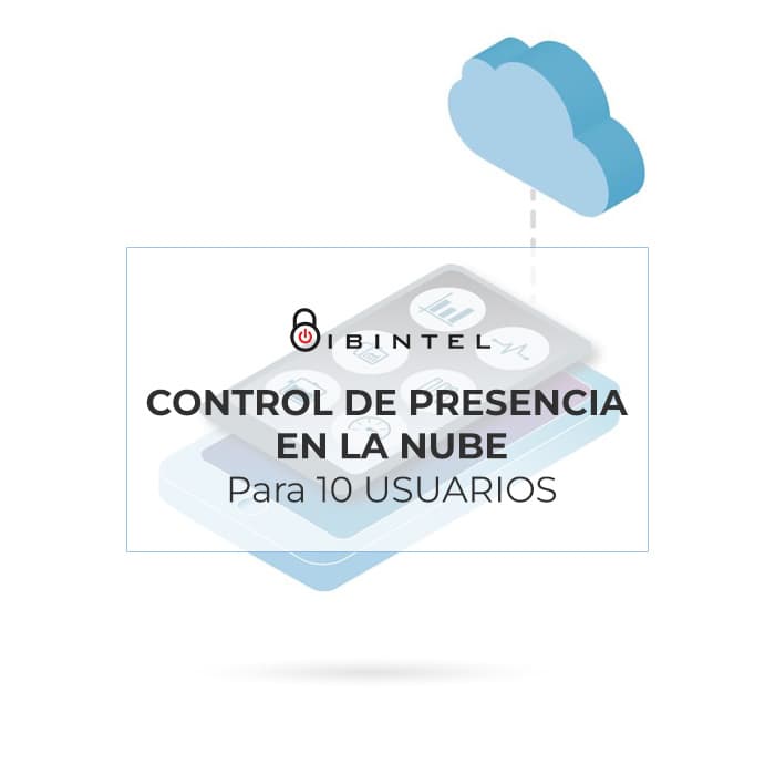 10 Licencias Anuales IBINTEL TimeControl Para El Registro De Jornada Laboral Digital 2025