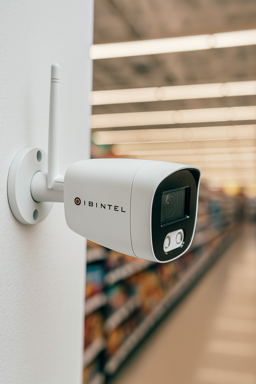 Imagen de camara bullet con microfono ir 30 metros