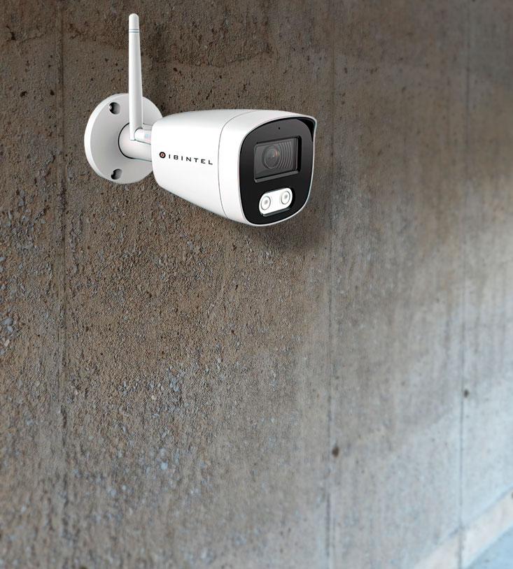 Cámara Bullet IP 4mpx IR 25M con micrófono libia
