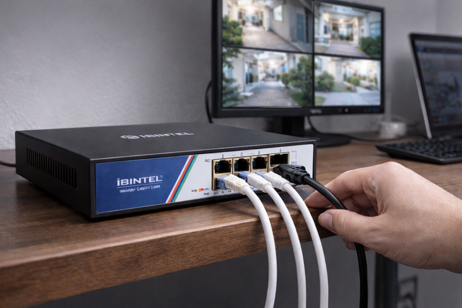 Switch 8 Puertos Gigabit PoE Ibintel