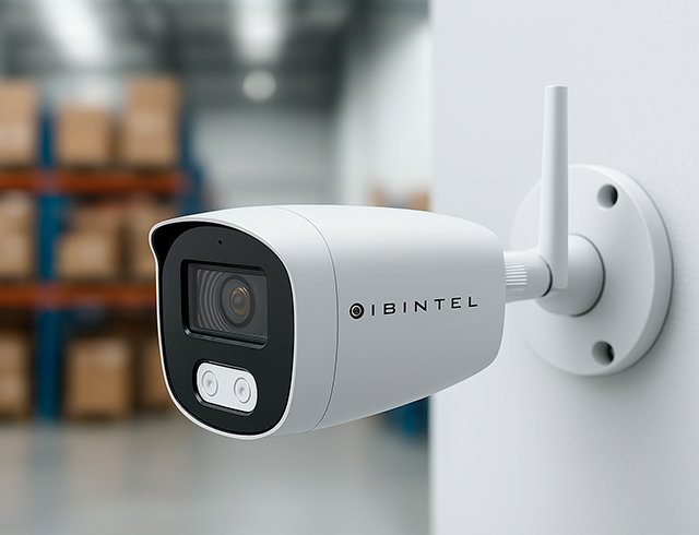 camara bullet ip 4mpx con microfono y vision nocturna libia