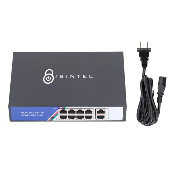 imagen switch 8 puertos IBINTEL