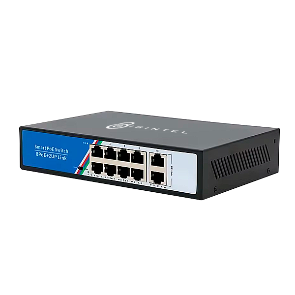 imagen Ibintel switch 8 puertos PoE 120W